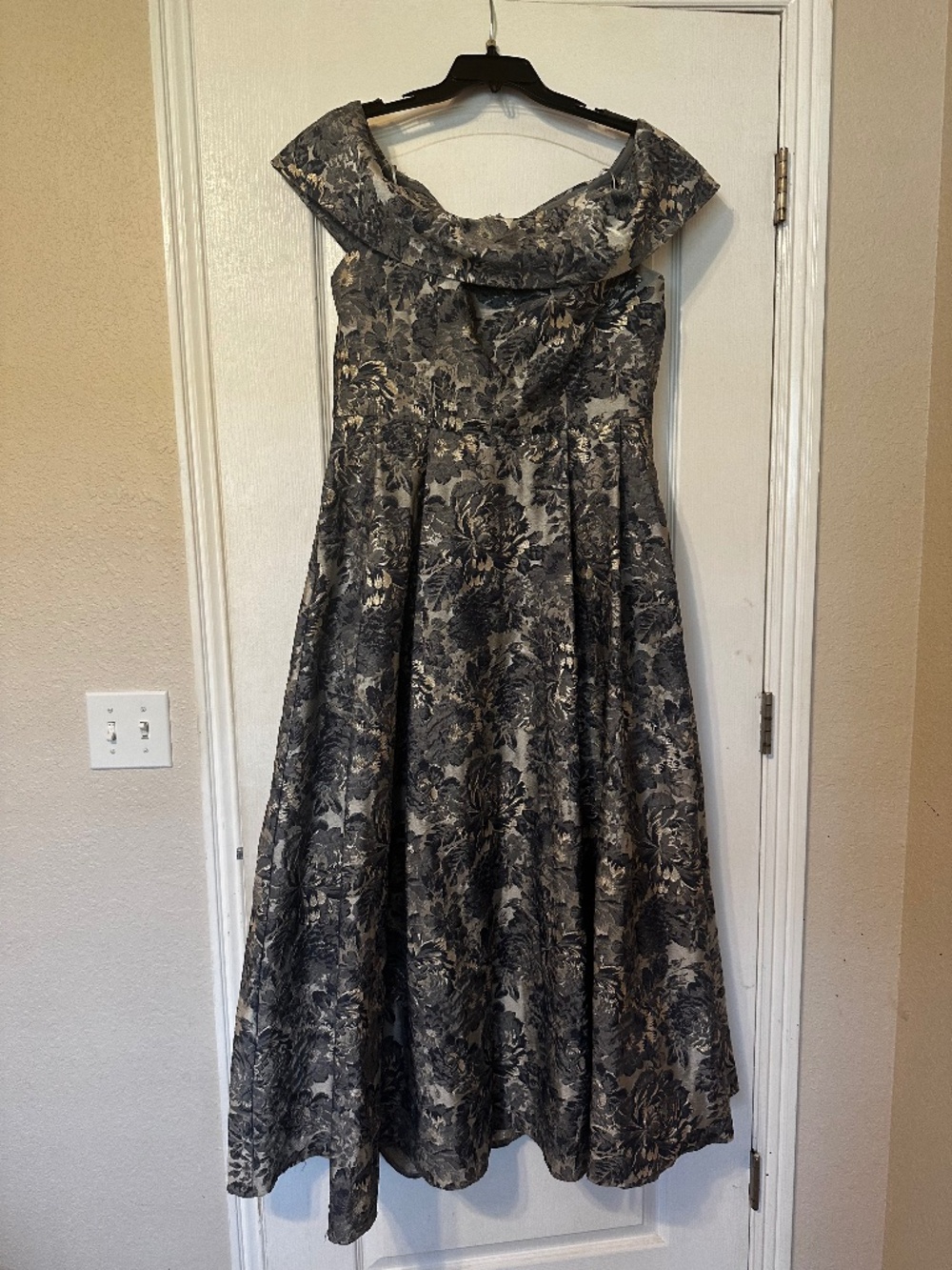 Size 14 off the shoulder Evening gown